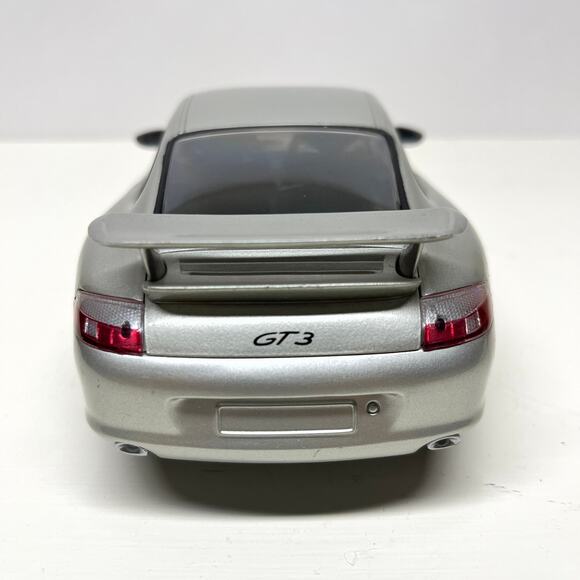 Mattel 2003 Porsche GT3 Diecast Model in Silver Hotwheels - Picture 4 of 10